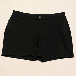 Lee Rider Womens Black Shorts Size 18